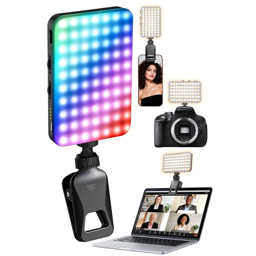 Selfie Light for Video Conference and Make Up,91 LED Clip On Light